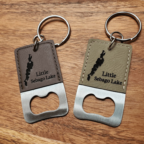 Little Sebago Leather Bottle Opener Keychain